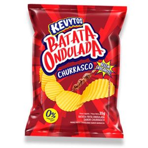 Salgadinho Kevytos Batata Frita Ondulada Churrasco 80g