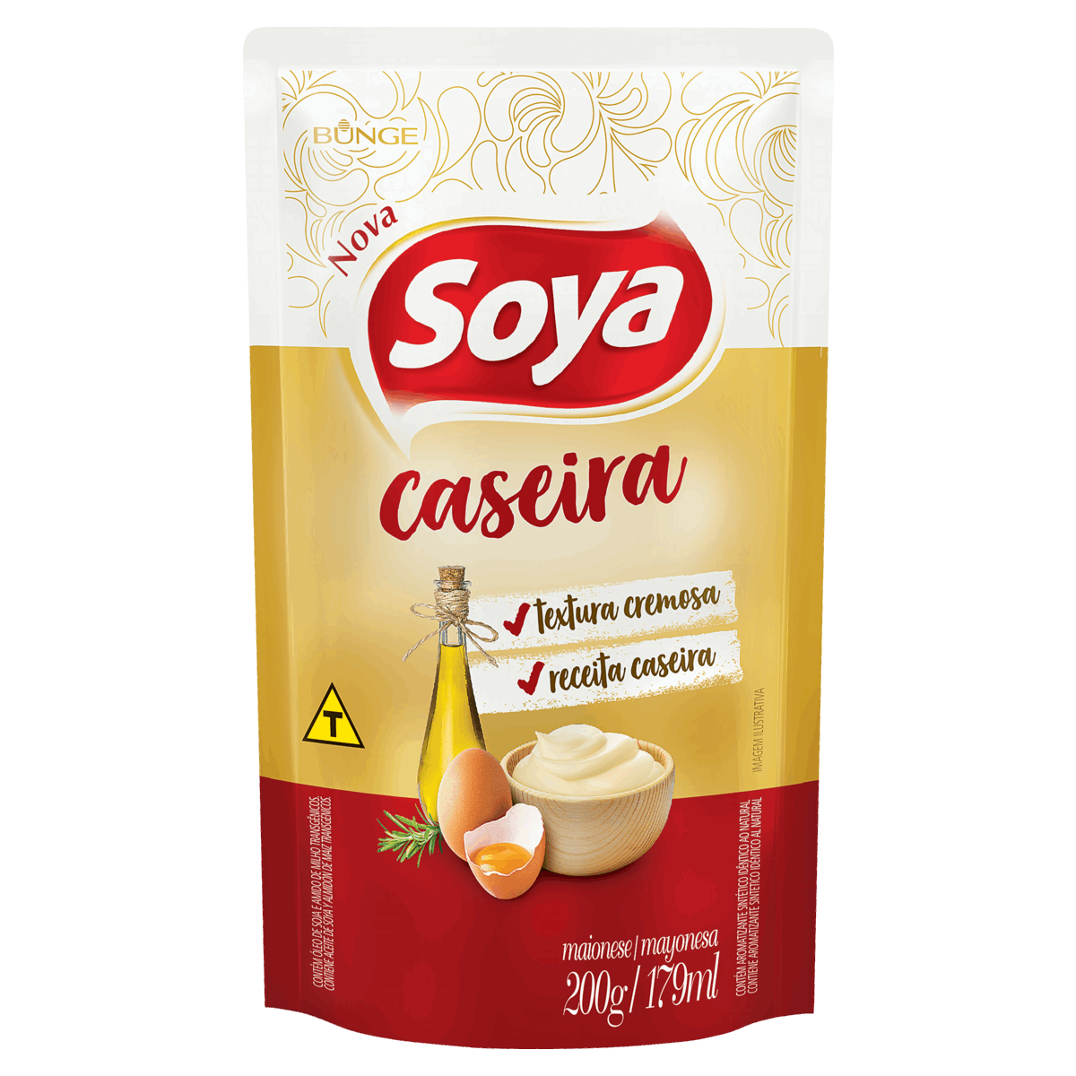 Maionese Soya Caseira Sachê 200g