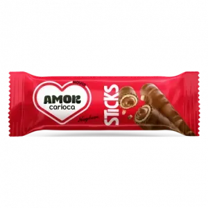 Wafer Sticks Amor Carioca Rolinho 32g