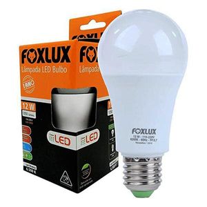 Lâmpada Foxlux Led Bulbo 6500k 12w