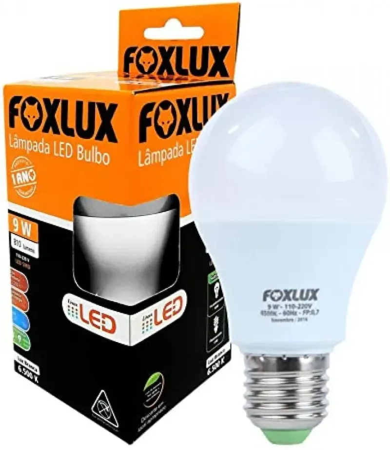 LAMP-FOXLUX-LED-BULBO-6500K-9W