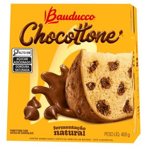 Chocottone Com Gotas De Chocolate Bauducco 400g