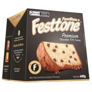 Panettone Festtone Premium Chocolate 70% 400g