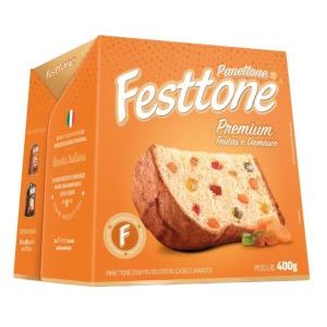 Panettone Festtone Premium Frutas E Damasco 400g