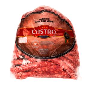 LINGUIÇA CASTRO APROX. 400G FINA ESPECIAL SUÍNA KG