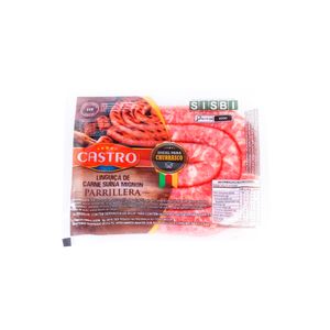 Linguiça Castro Parrillera Aprox. 400g Fina Especial Suína Vácuo