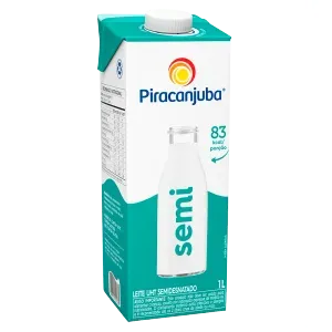 Leite Uht Piracanjuba Semidesnatado 1l