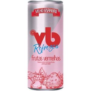 Bebida Mista Alcoólica Gaseificada Sabor Frutas Vermelhas Vb Refresca Lata 350ml