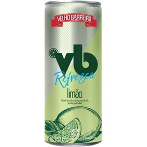 Bebida Mista Alcoólica Gaseificada Sabor Limão Vb Refresca Lata 350ml