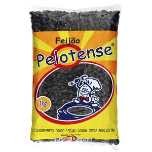 Feijão Pelotense Tipo 2 Preto 1kg