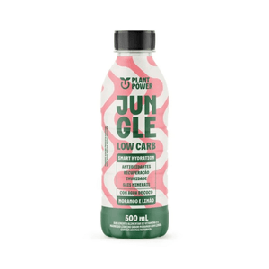 Suplemento Alimentar Plant Power Jungle Low Carb Sabor Morango Com Limão 500ml