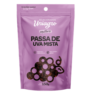 Passa Uva Uniagro Mista 150g