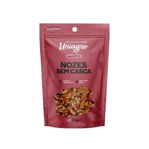 Nozes Uniagro Sem Casca Pouch 80g