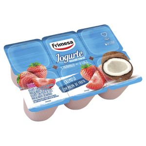 Iogurte 4 Morango E 2 Coco Frimesa Bandeja 540g