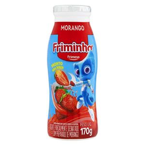 Iogurte Frimesa Friminho Sabor Morango Garrafa 170g
