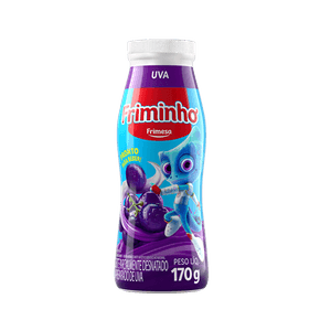 Iogurte Frimesa Friminho Sabor Uva Garrafa 170g