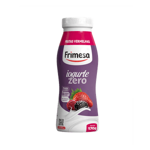 Iogurte Frimesa Garrafa Zero Frutas Vermelhas 170g