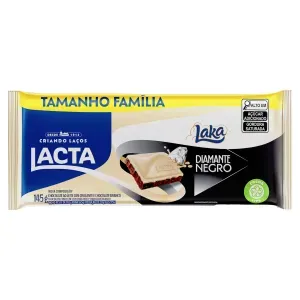 Chocolate Lacta Laka + Diamante Negro 145g