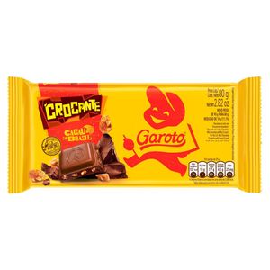 Chocolate Garoto Barra Crocante 80g