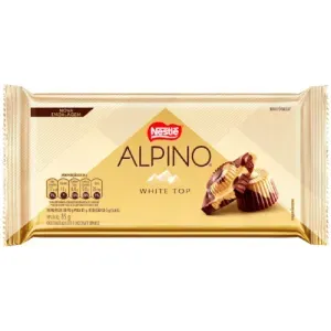 Chocolate Alpino White Top Barra 85g