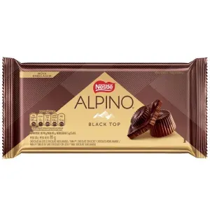 Chocolate Alpino Black Top Barra 85g