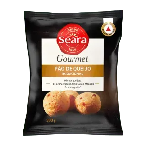 Pão De Queijo Seara Gourmet Tradicional Congelado 300g