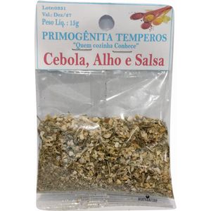 Condimento Primogênita Cebola, Alho E Salsa 15g