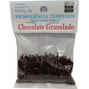 Confeito Primogenita Chocolate Granulado 30g