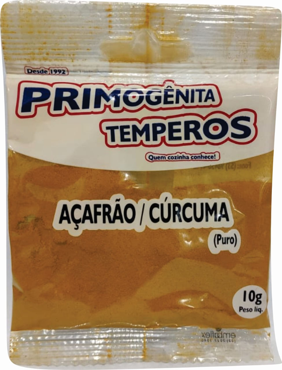 Condimento Primogenita Açafrão 10g