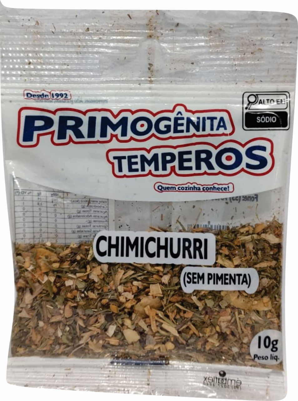 Condimento Primogenita Chimichurri 10g