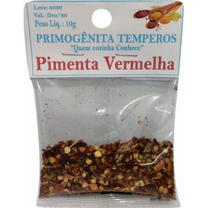 Condimento Primogenita Pimenta Vermelha 10g