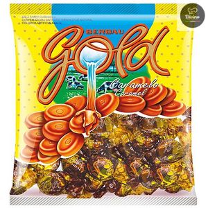 Bala Berbau Gold Sabor Caramelo 500g