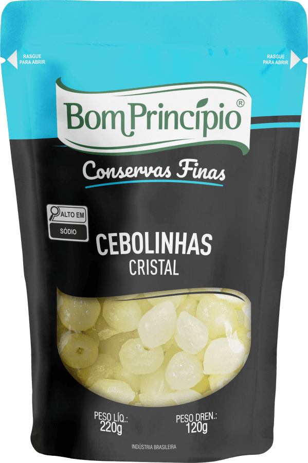 Cebolinha Cristal em Conserva Bom Princípio 120g