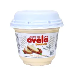 Creme Avelã Bom Princípio Branco 350g