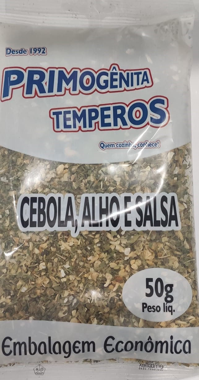 Condimento Primogênita Cebola, Alho E Salsa 50g