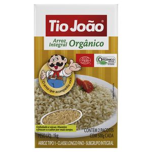 Arroz Tio João Integral Orgânico Tipo 1 1kg