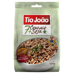 Arroz Tio João Com Mistura De 7 Cereais + Soja 500g