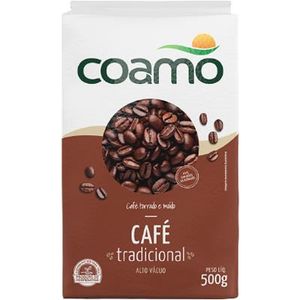 Café Torrado E Moído A Vácuo Coamo Tradicional 500g