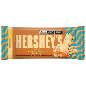 Chocolate Hersheys Barra Edição Limitada Shake De Caramelo Salgado 77g
