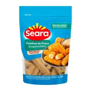 Empanado Seara Tirinhas De Filé De Peixe Polaca Congelado 300g