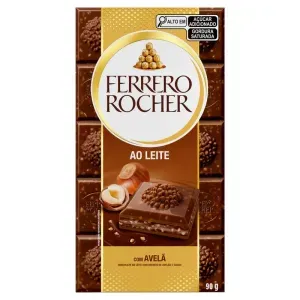 Chocolate Ferrero Rocher Ao Leite Com Avelã 90g