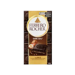 Chocolate Ferrero Rocher Dark 55% Com Avelã 90g