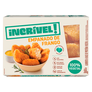 Empanado Incrível 100% Vegetal De Frango Congelado 300g