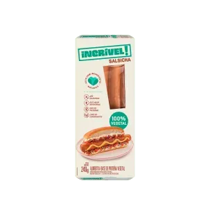 Salsicha Incrível 100% Vegetal 240g