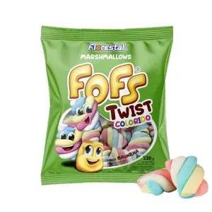 Marshmallows Twist Colorido Fofs 220g