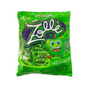 Bala Mastigável Sabor Maçã Verde Zollé 500g