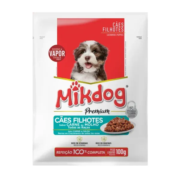 ALIM-MIKDOG-PREM-P-CAES-FILH-100G-CARNE