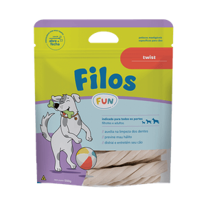 Twist Filos Fun Para Cães Com 5 Unidades