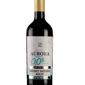 Suco Aurora De Uva Tinto Integral Zero Álcool Cabernet Sauvignon Merlot 750ml