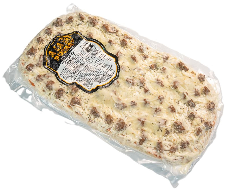 Pizza A La Pucha Artesanal Filé Ao Molho Gorgonzola Congelada 500g